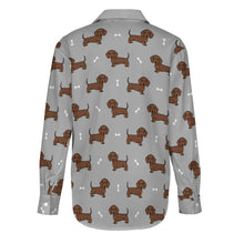 Load image into Gallery viewer, Cutest Chocolate Dachshund Women&#39;s Shirt-23
