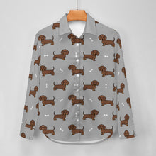 Load image into Gallery viewer, Cutest Chocolate Dachshund Women&#39;s Shirt-24