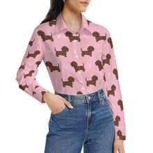 Load image into Gallery viewer, Cutest Chocolate Dachshund Women&#39;s Shirt-2