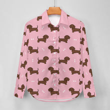 Load image into Gallery viewer, Cutest Chocolate Dachshund Women&#39;s Shirt-3