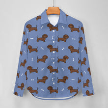 Load image into Gallery viewer, Cutest Chocolate Dachshund Women&#39;s Shirt-8