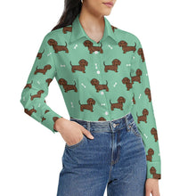 Load image into Gallery viewer, Cutest Chocolate Dachshund Women&#39;s Shirt-9