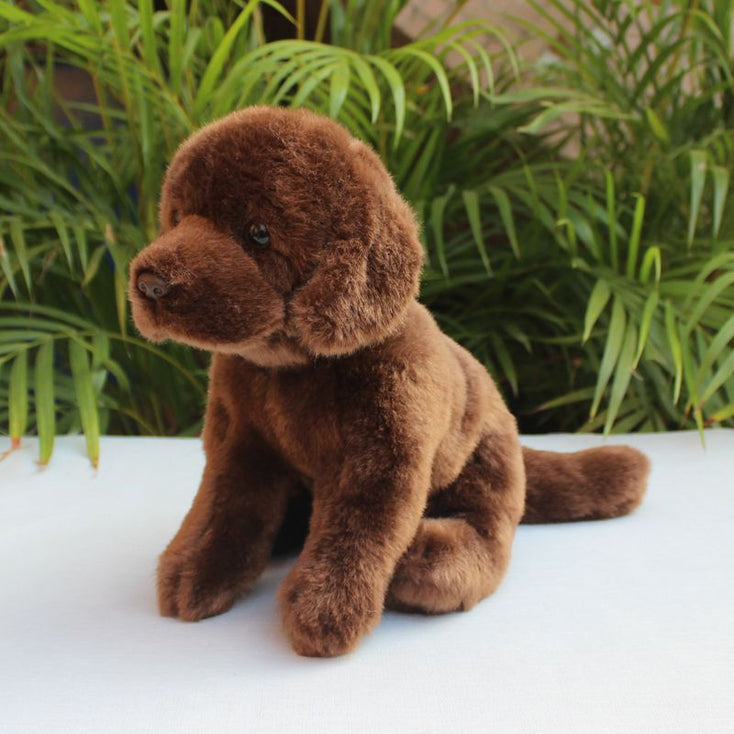 Cutest Chocolate Labrador Love Stuffed Animal Plush Toy-Stuffed Animals-Chocolate Labrador, Home Decor, Labrador, Stuffed Animal-8