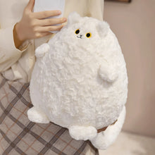 Load image into Gallery viewer, Cutest Chonky Fat White Cat Plush Toy-13