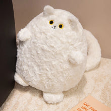 Load image into Gallery viewer, Cutest Chonky Fat White Cat Plush Toy-9