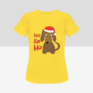 Cutest Christmas Dachshunds Women's Cotton T-Shirts - 2 Designs - 4 Colors-Apparel-Apparel, Dachshund, Shirt, T Shirt-5