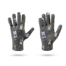 Load image into Gallery viewer, Cutest College Frenchies Love Touch Screen Gloves-Accessories-Accessories, Dog Dad Gifts, Dog Mom Gifts, French Bulldog, Gloves-13