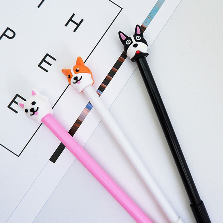 Cutest Doggo Love Gel Pens - 3 pcs-Accessories-Accessories, Boston Terrier, Chihuahua, Corgi, Dogs, Stationery-2