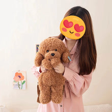 Load image into Gallery viewer, Cutest Goldendoodle Love Plush Backpack for Kids-Accessories-Accessories, Bags, Goldendoodle-5