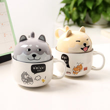 Load image into Gallery viewer, Cutest Dual Use Husky Love Ceramic Coffee Mug-Mug-Dogs, Mugs, Siberian Husky-12