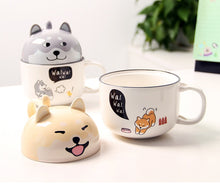 Load image into Gallery viewer, Cutest Dual Use Husky Love Ceramic Coffee Mug-Mug-Dogs, Mugs, Siberian Husky-13