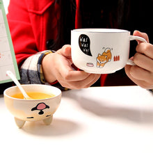 Load image into Gallery viewer, Cutest Dual Use Husky Love Ceramic Coffee Mug-Mug-Dogs, Mugs, Siberian Husky-20