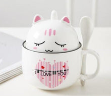 Load image into Gallery viewer, Cutest Dual Use Husky Love Ceramic Coffee Mug-Mug-Dogs, Mugs, Siberian Husky-Cat - White-350ml-9
