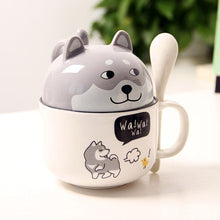 Load image into Gallery viewer, Cutest Dual Use Husky Love Ceramic Coffee Mug-Mug-Dogs, Mugs, Siberian Husky-Husky-350ml-1