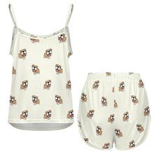 Load image into Gallery viewer, Cutest English Bulldog Love Women's Cami and Shorts Pajama Set-Apparel-Apparel,Dog Mom Gifts,English Bulldog,Pajamas-7
