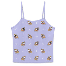 Load image into Gallery viewer, Cutest English Bulldog Love Women's Cami and Shorts Pajama Set-Apparel-Apparel,Dog Mom Gifts,English Bulldog,Pajamas-Light Lavender Purple-XS-17