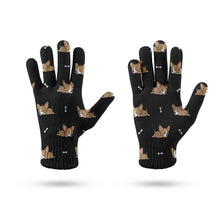 Load image into Gallery viewer, Cutest Fawn Chihuahua Love Touch Screen Gloves-Accessories-Accessories, Chihuahua, Dog Dad Gifts, Dog Mom Gifts, Gloves-6