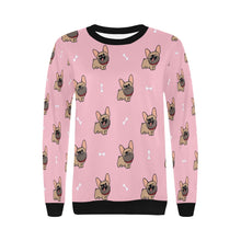 Load image into Gallery viewer, Cutest Fawn French Bulldog Love Women&#39;s Sweatshirt-Apparel-Apparel, French Bulldog, Sweatshirt-11
