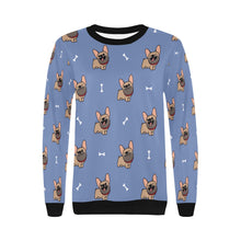 Load image into Gallery viewer, Cutest Fawn French Bulldog Love Women&#39;s Sweatshirt-Apparel-Apparel, French Bulldog, Sweatshirt-6
