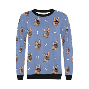 Cutest Fawn French Bulldog Love Women's Sweatshirt-Apparel-Apparel, French Bulldog, Sweatshirt-6