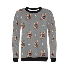 Load image into Gallery viewer, Cutest Fawn French Bulldog Love Women&#39;s Sweatshirt-Apparel-Apparel, French Bulldog, Sweatshirt-8
