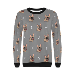 Cutest Fawn French Bulldog Love Women's Sweatshirt-Apparel-Apparel, French Bulldog, Sweatshirt-8