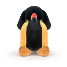 Load image into Gallery viewer, Cutest Hot Dog Black and Tan Dachshund Stuffed Animal Plush Toy-6