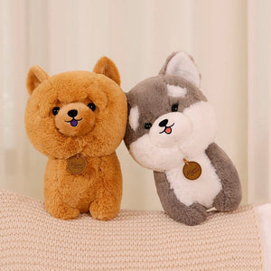 Cutest Husky Stuffed Animal Plush Toy-Soft Toy-Dogs, Home Decor, Siberian Husky, Soft Toy, Stuffed Animal-10