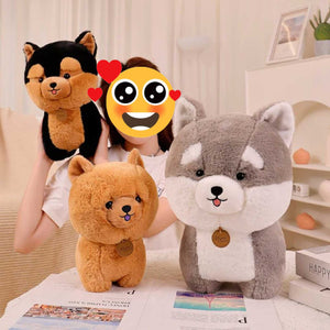 Cutest Husky Stuffed Animal Plush Toy-Soft Toy-Dogs, Home Decor, Siberian Husky, Soft Toy, Stuffed Animal-12