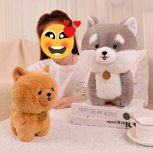 Cutest Husky Stuffed Animal Plush Toy-Soft Toy-Dogs, Home Decor, Siberian Husky, Soft Toy, Stuffed Animal-4