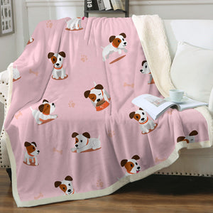 Cutest Jack Russell Terrier Love Soft Warm Fleece Blanket - 4 Colors-Blanket-Blankets, Home Decor, Jack Russell Terrier-15