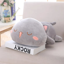 Load image into Gallery viewer, Cutest Kawaii Grey Cat Plush Toy Pillows-Cats-Cat Memorial Gifts,Grey Cat,Pillows,Stuffed Animal-4