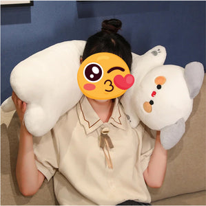 Cutest Kawaii Maltese Stuffed Animal Plush Pillows (Large to Giant Size)-Stuffed Animals-Maltese, Pillows, Stuffed Animal-20