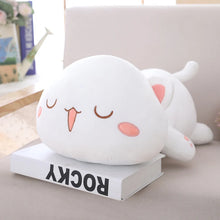 Load image into Gallery viewer, Cutest Kawaii White Cat Plush Toy Pillows-white sleepy eyes-65cm-12
