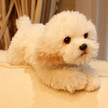 Load image into Gallery viewer, Realistic and Lifelike Stretching Maltese Stuffed Animal Plush Toy-Stuffed Animals-Home Decor, Maltese, Stuffed Animal-One Size-1