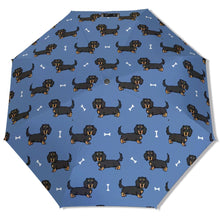 Load image into Gallery viewer, Cutest Long Haired Black Tan Dachshund Umbrella-Daily Accessories-16