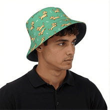 Load image into Gallery viewer, Cutest Long Haired Cream Dachshund Bucket Hat-Hats &amp; Caps-Accessories,Dachshund,Dog Dad Gifts,Dog Mom Gifts,Hats-22