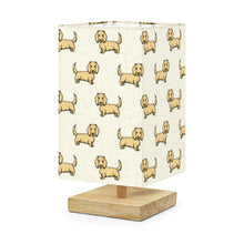 Load image into Gallery viewer, Cutest Long Haired Cream Dachshund Desktop Table Lamp-Desk Lamps-US Plug-2