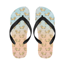 Load image into Gallery viewer, Cutest Long Haired Cream Dachshund Unisex Slippers - 7 Gradients-10