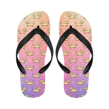 Load image into Gallery viewer, Cutest Long Haired Cream Dachshund Unisex Slippers - 7 Gradients-13