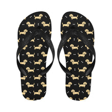 Load image into Gallery viewer, Cutest Long Haired Cream Dachshund Unisex Slippers - 7 Gradients-22