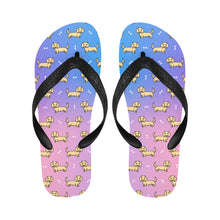 Load image into Gallery viewer, Cutest Long Haired Cream Dachshund Unisex Slippers - 7 Gradients-8