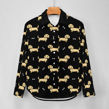 Load image into Gallery viewer, Cutest Long Haired Cream Dachshund Women&#39;s Shirt-28