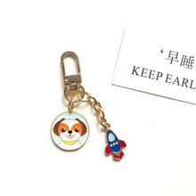 Load image into Gallery viewer, Image of a Shih Tzu keychain in the cutest Shih Tzu design, made of metal