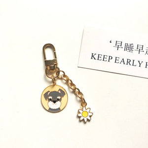 Cutest Metal Keychains for Dog Lovers-Accessories-Accessories, Dogs, Keychain-Schnauzer-5
