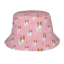 Load image into Gallery viewer, Cutest Papillon Love Bucket Hat-Hats &amp; Caps-Light Pink-One Size-33