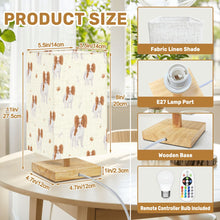 Load image into Gallery viewer, Cutest Papillon Love Desktop Table Lamp-Desk Lamps-Dog Dad Gifts,Dog Mom Gifts,Home Decor,Lamp,Papillon-3