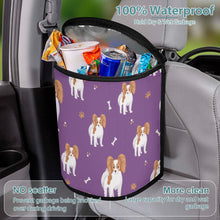 Load image into Gallery viewer, Cutest Papillon Love Multipurpose Car Storage Bag-Car Accessories-Bags, Car Accessories, Papillon-18