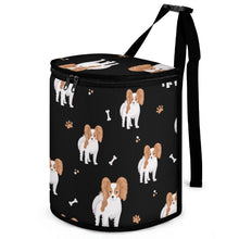 Load image into Gallery viewer, Cutest Papillon Love Multipurpose Car Storage Bag-Car Accessories-Bags, Car Accessories, Papillon-ONE SIZE-Black1-1