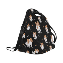 Load image into Gallery viewer, Cutest Papillon Love Neoprene Lunch Bag-Accessories-Accessories,Bags,Lunch Bags,Papillon-10